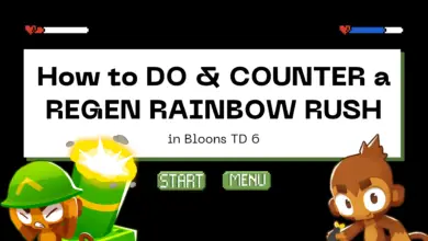 How to DO & COUNTER a REGEN RAINBOW RUSH in Bloons TD Battles
