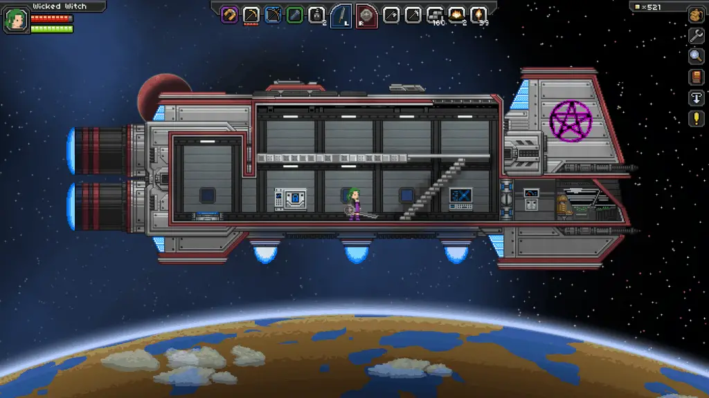 it wont let me into a part of my space ship starbound