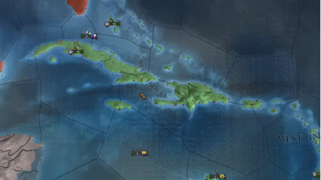 colonial Caribbean in Europa Universalis 4 in guide to Best Regions to Colonize RANKED