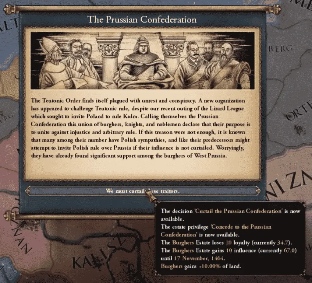 Teutonic Order The Prussian Confederation Event