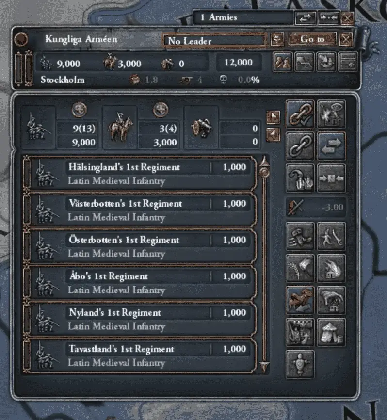 Europa Universalis 4 Recruit Infantry to Fight Danish