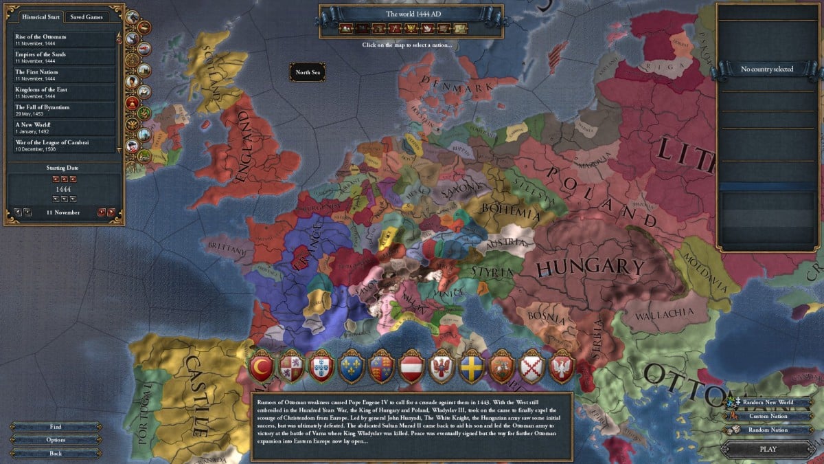 Europa Universalis 4 Starting Moves Guide