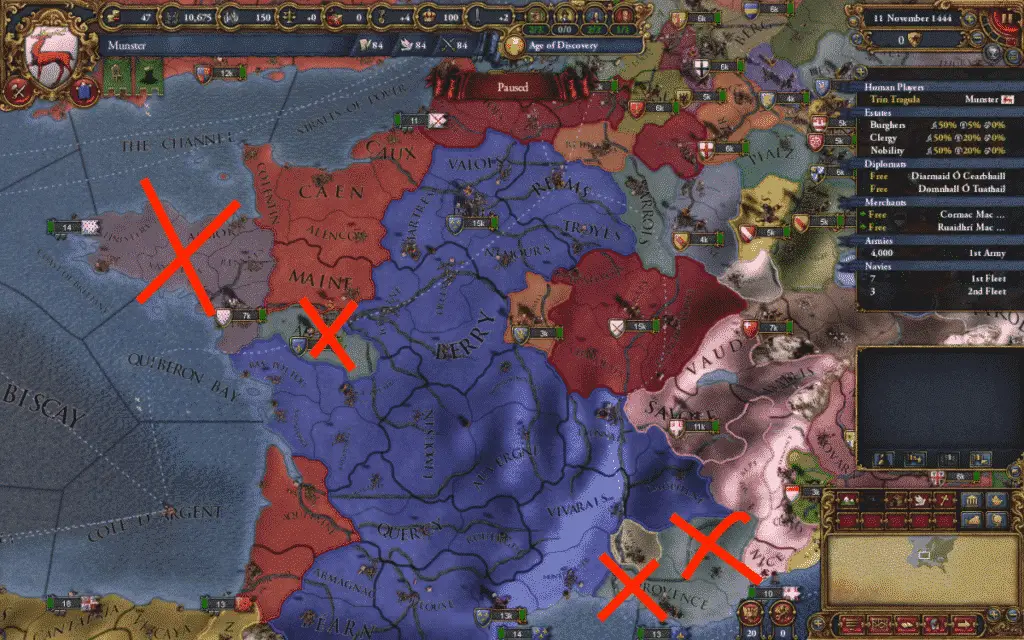 France War Against Brittany and Provence