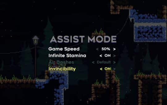 How to turn on assist mode in Celeste