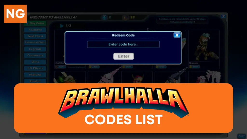 all free brawlhalla codes