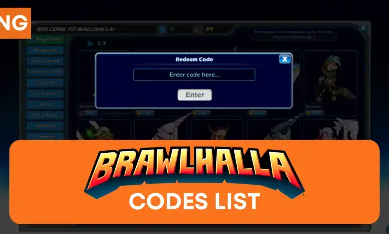 Latest Brawlhalla Codes - All Redeem Codes December 2023 - The