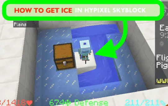 How to Get Ice in Hypixel Skyblock