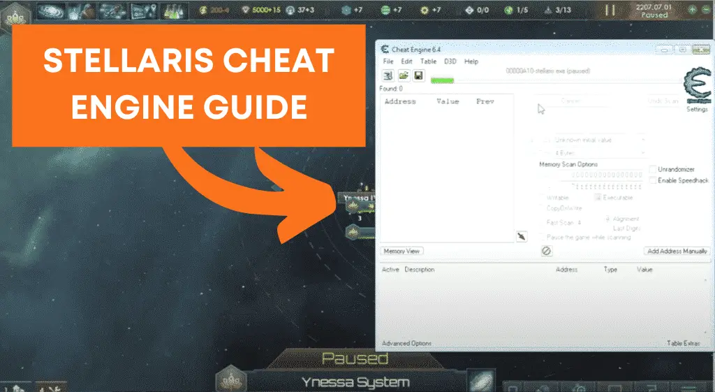 Stellaris Cheat Engine Guide