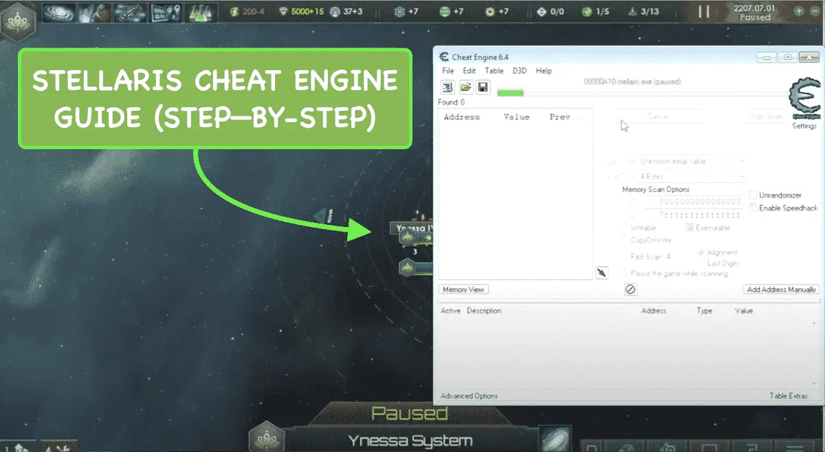 Stellaris Cheat Engine Guide
