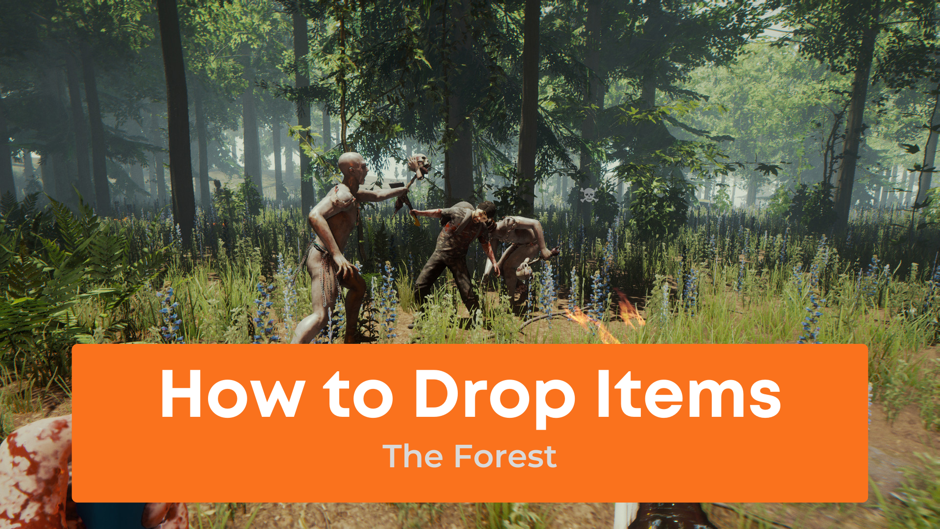 the-forest-how-to-drop-items-step-by-step-give-item-to-player