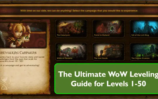WoW Leveling Guide 1-50