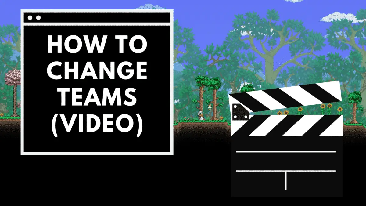 How to change teams in terraria