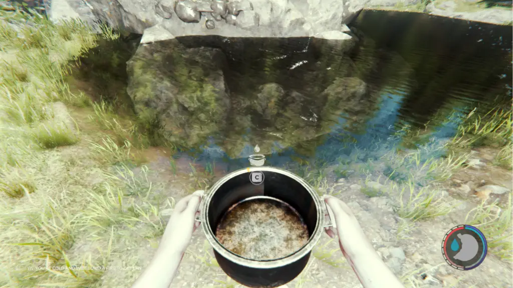 how to get water in pot the forest