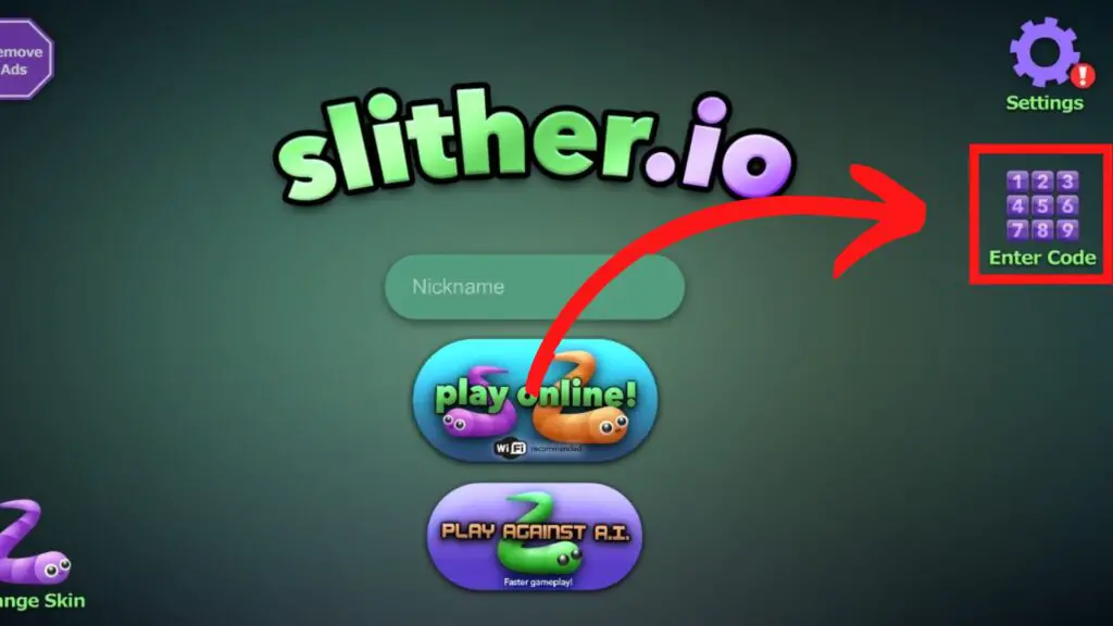 How to Redeem Codes in Slither.io