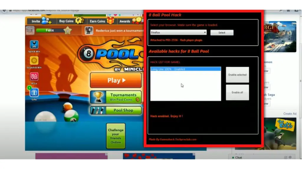 8 Ball Pool Hack for PC or Computer