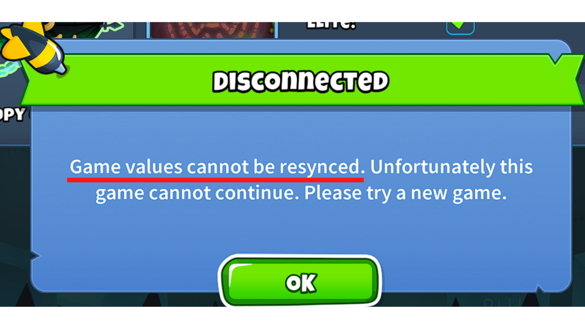 bloons td 6 game values cannot be synced