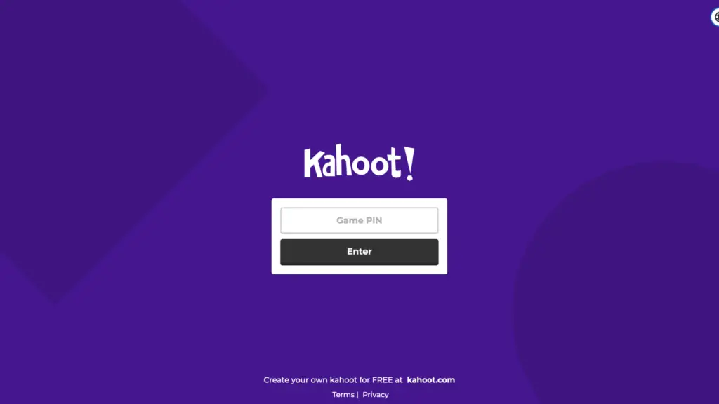 Kahoot game codes