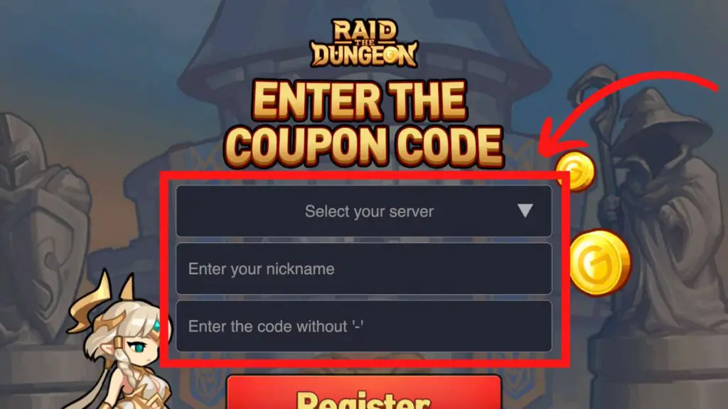  raid the dungeon code redeem ios
