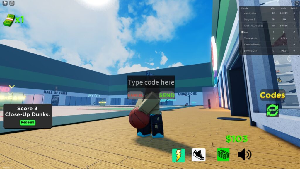 Codes for Dunking Simulator