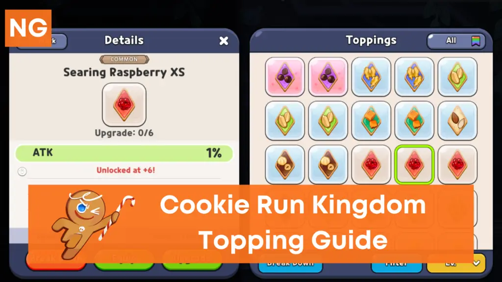 Cookie Run Kingdom Topping Guide: Best Cookie Toppings