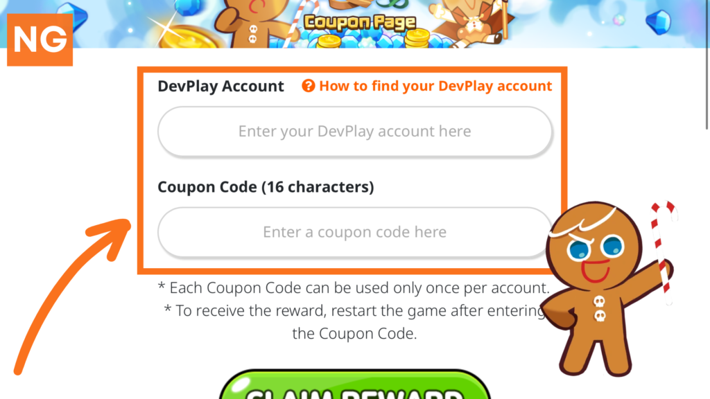 DevPlay CRK Code Enter Screen