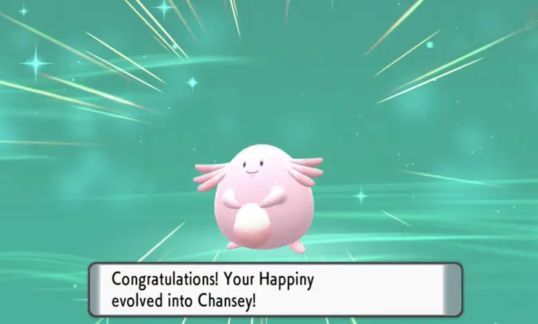 How to Evolve Happiny to Chansey to Blissey (Pokemon Brilliant Diamond & Shining Pearl)