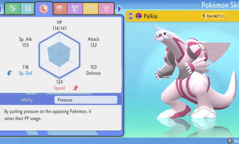 How to Get Shiny Palkia in Pokemon Shining Pearl