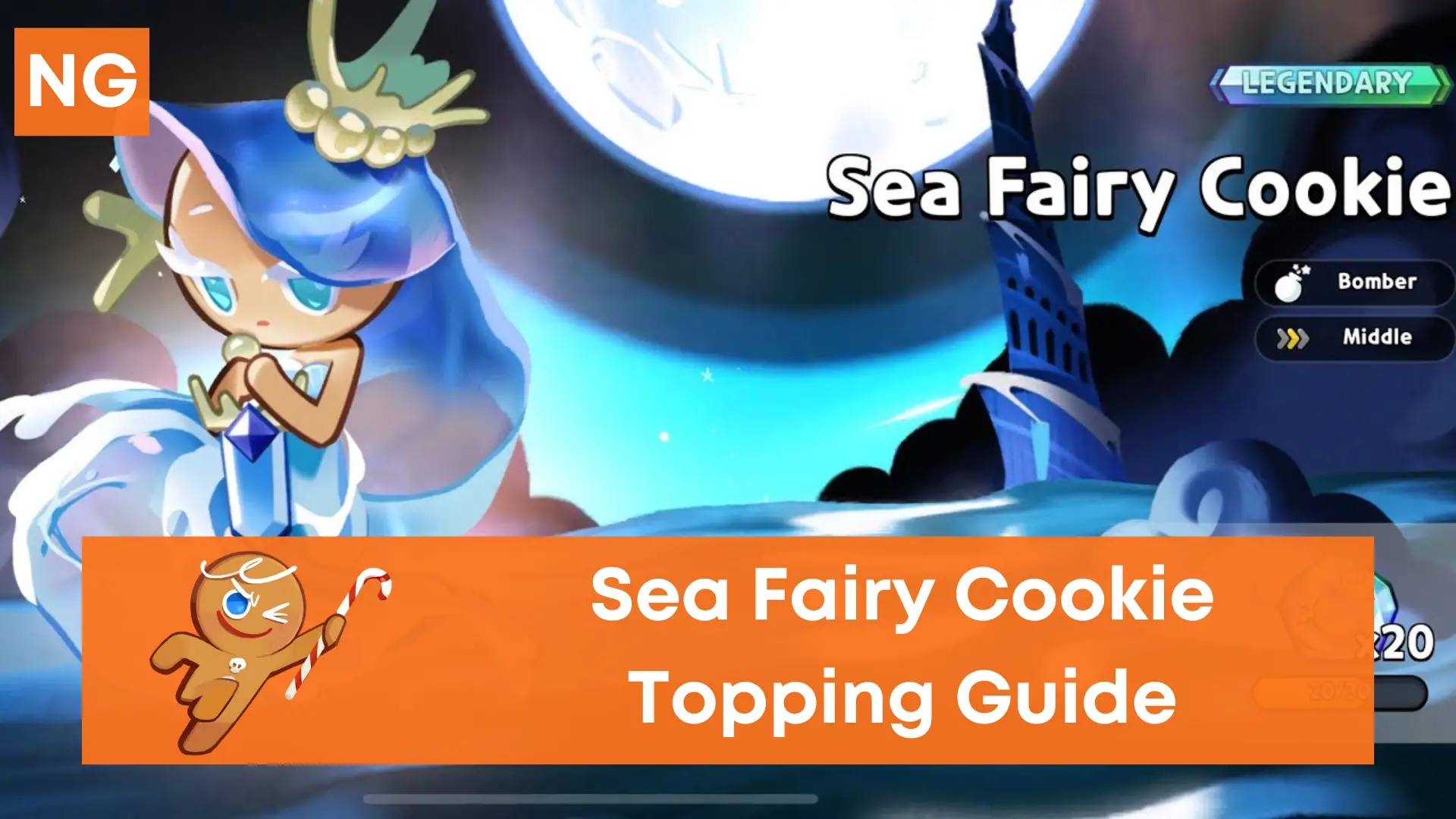 Sea Fairy Cookie Toppings Build (Cookie Run Kingdom)