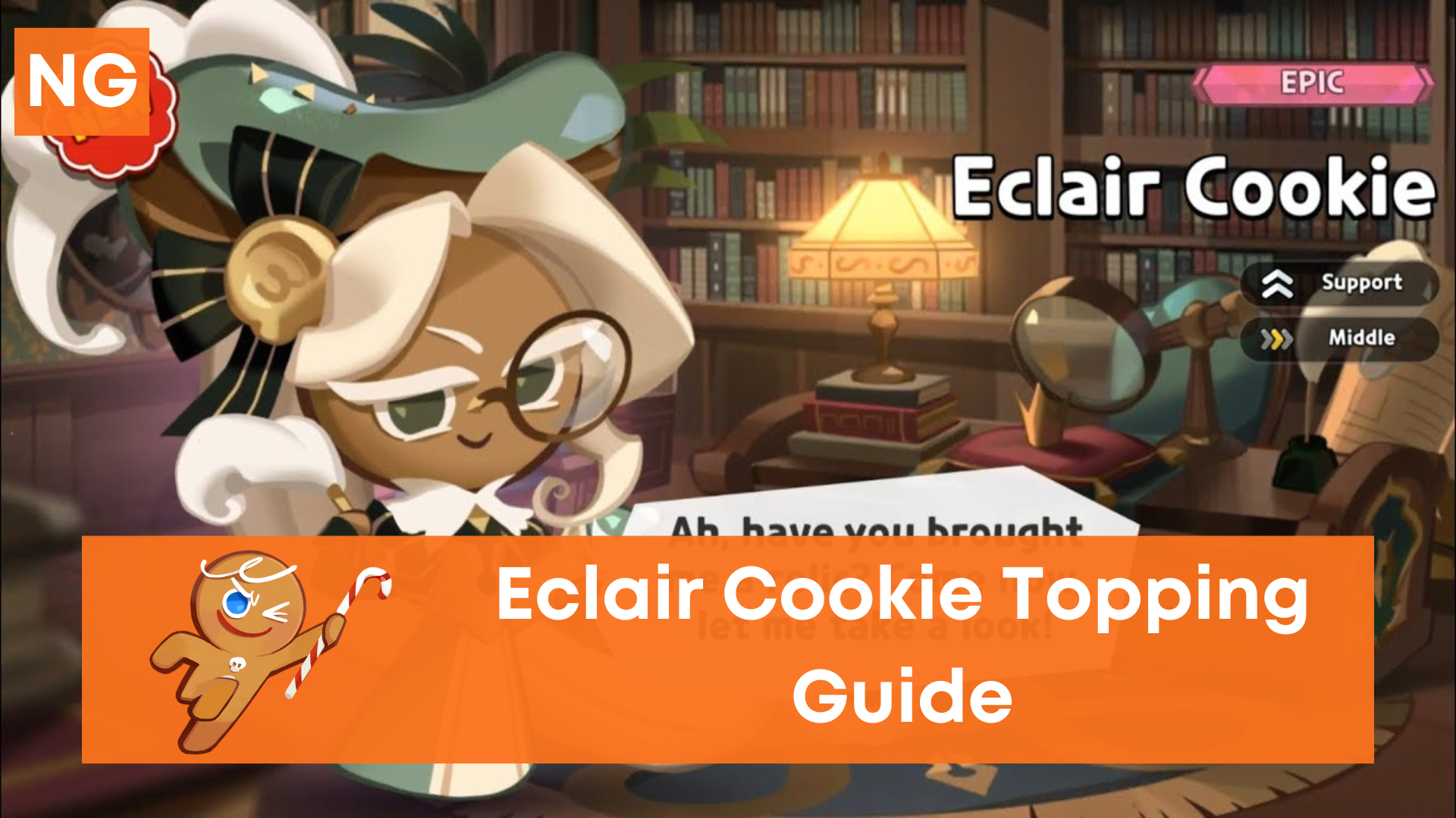 Eclair Cookie Toppings Build (Cookie Run Kingdom)