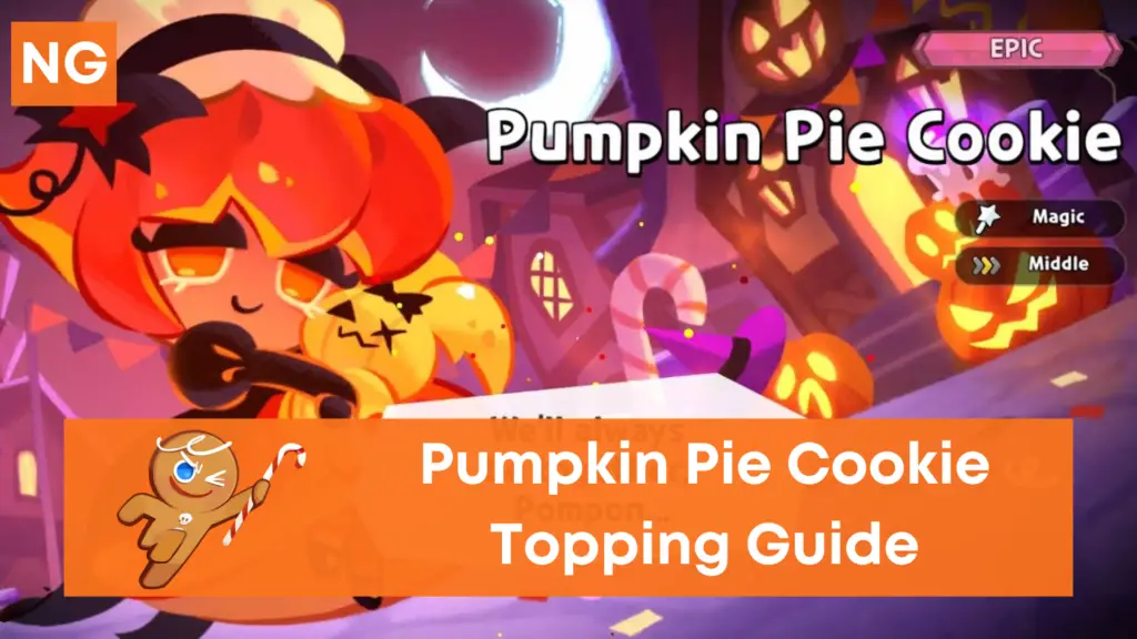 Pumpkin Pie Cookie Toppings Build Cookie Run Kingdom 8108