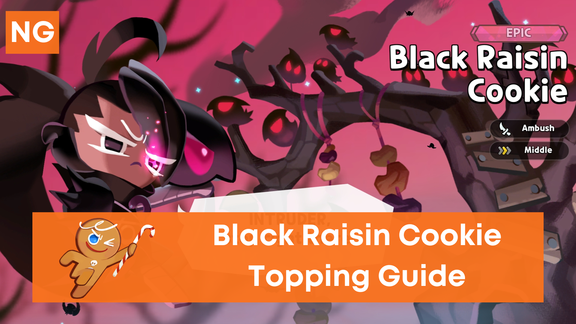 Black Raisin Cookie Toppings Build (Cookie Run Kingdom)