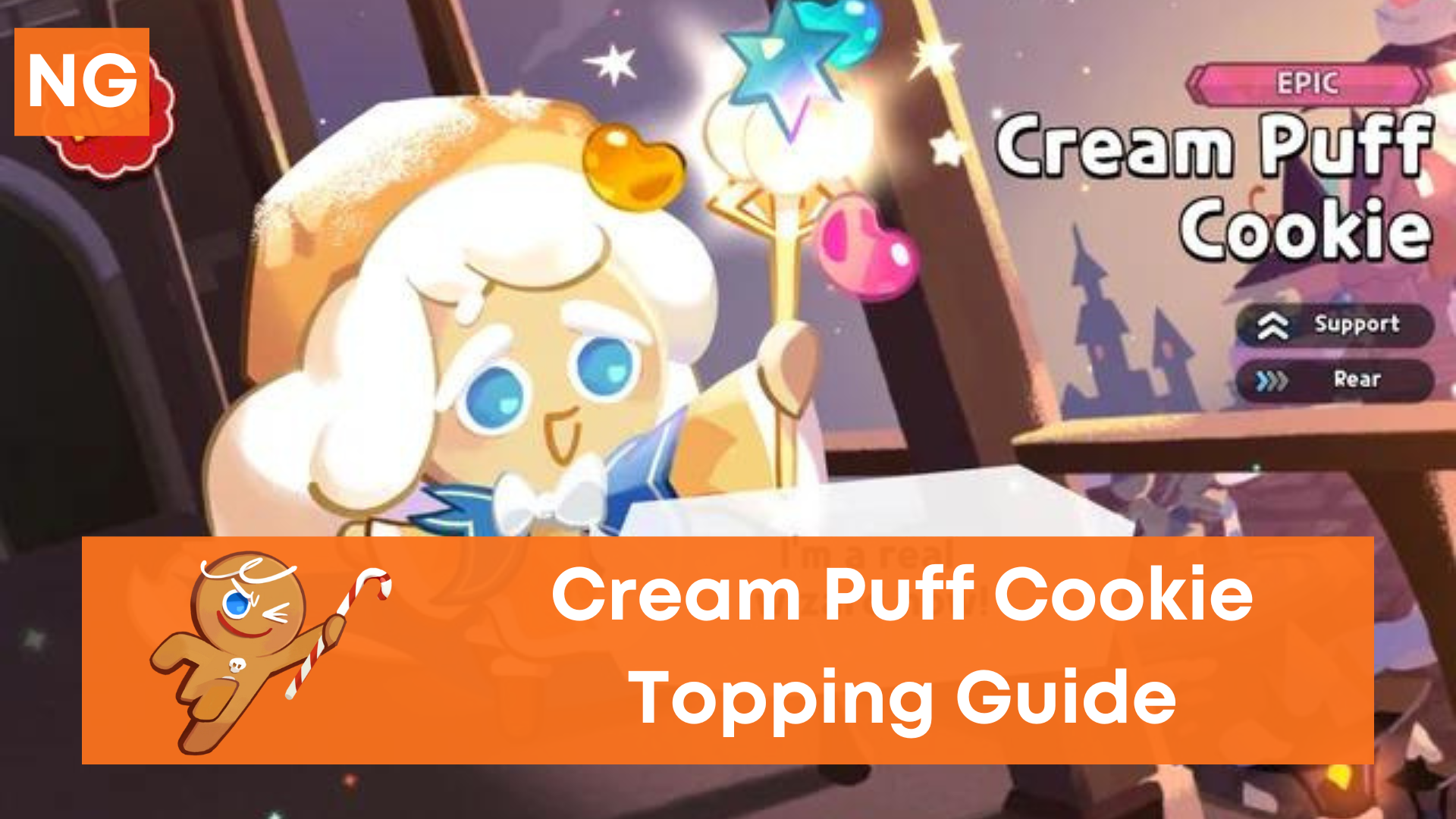 Cream Puff Cookie Toppings Build Cookie Run Kingdom