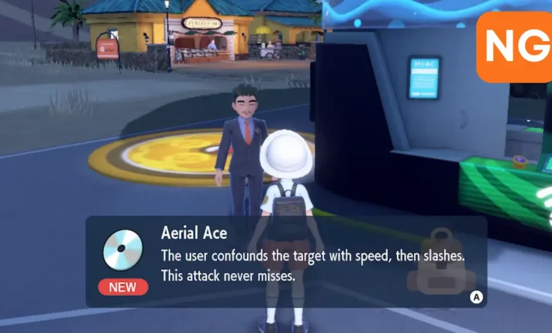 How To Get Aerial Ace (TM027) in Pokémon Scarlet and Violet
