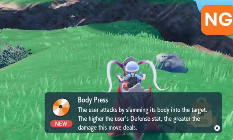 How to Get Body Press (TM089) in Pokémon Scarlet and Violet