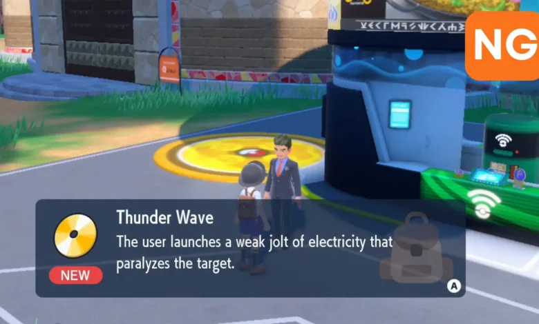 How to Get Thunder Wave in Pokemon Scarlet and Violet
