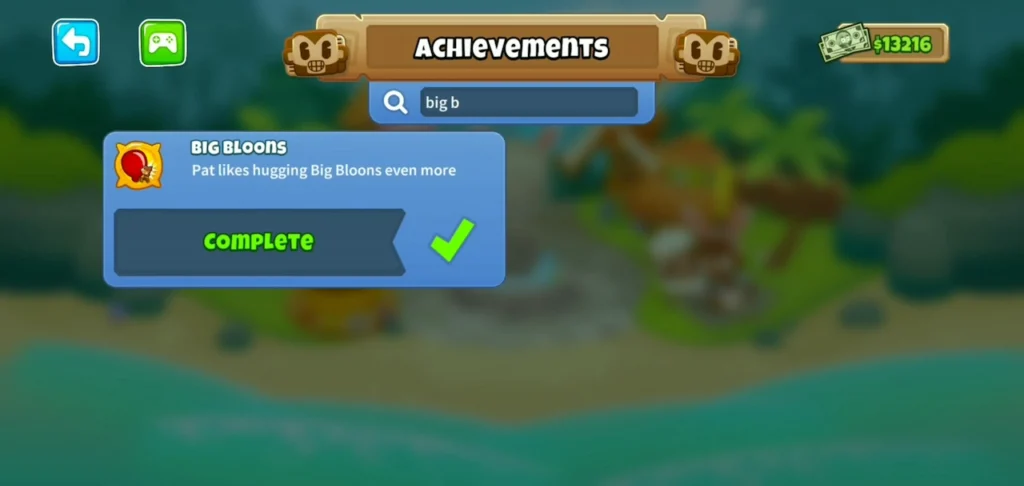 Big Bloons Achievement