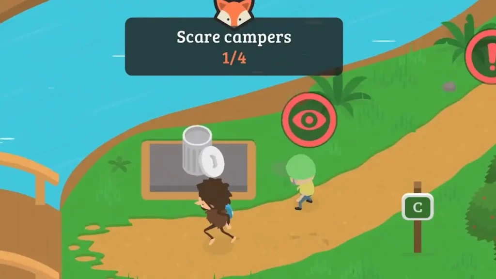  Scare Four Campers in Sneaky Sasquatch
