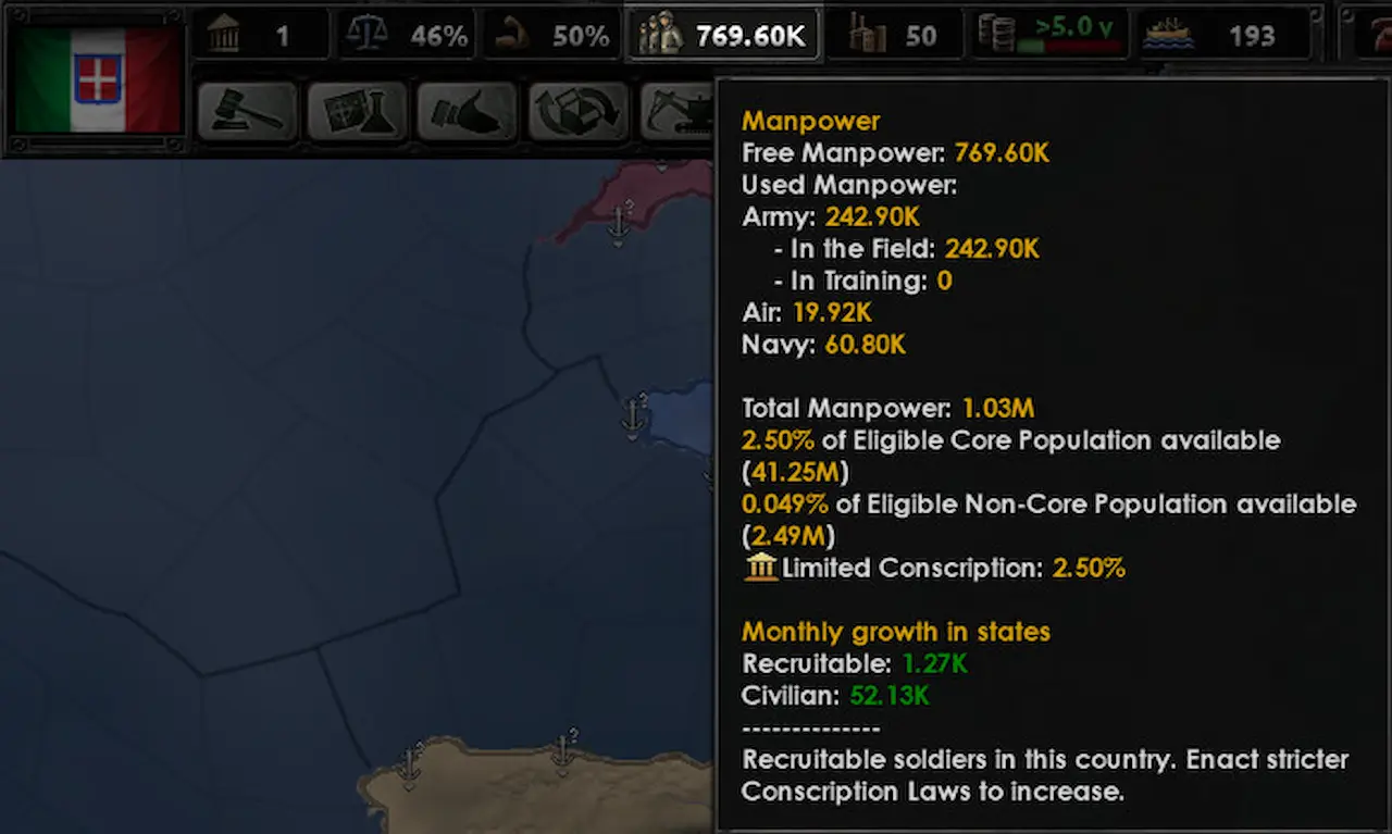 Manpower HoI4