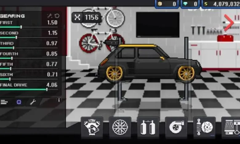 pixel car racer tuning
