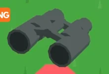 Binoculars in Sneaky Sasquatch