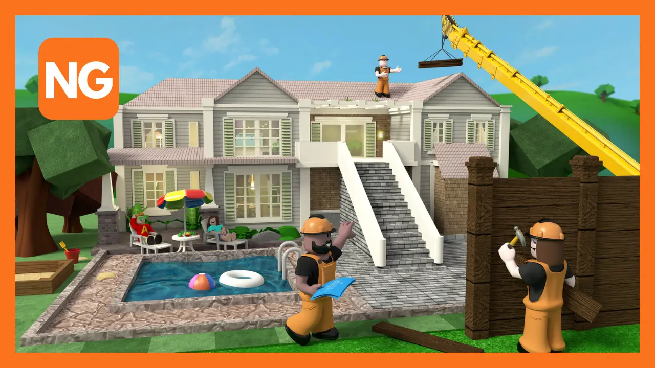 Roblox, Bloxburg: Neutral One-Story Home, House Build