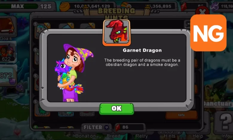 Garnet Dragon Breeding Pair