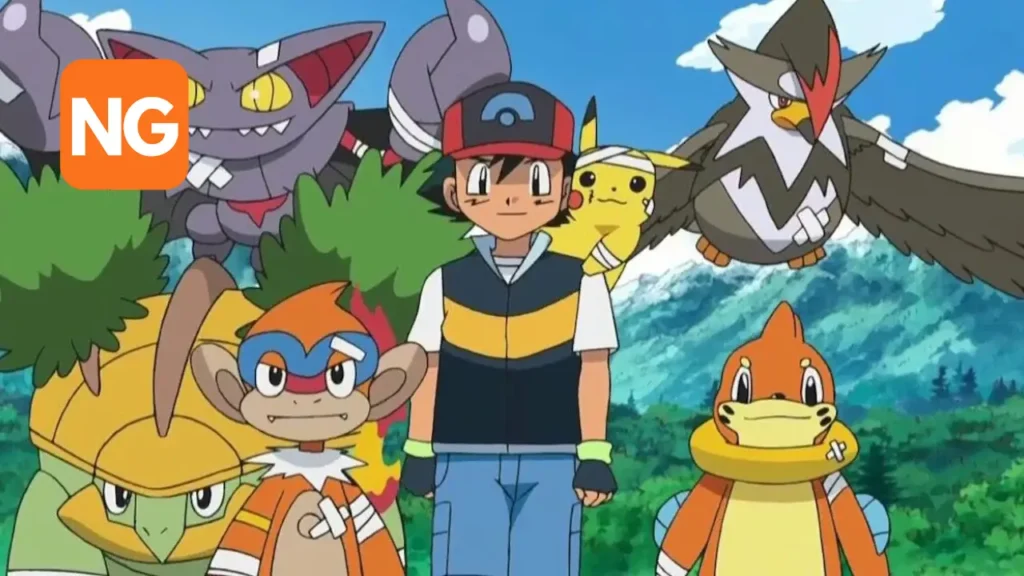 All of Ash’s Sinnoh Region Pokemon