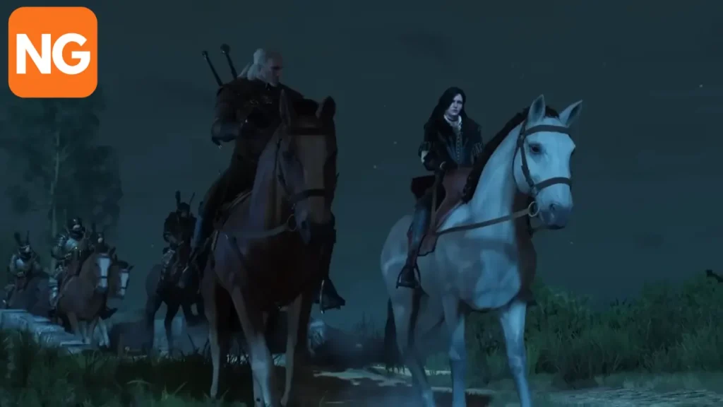 The Witcher 3: Geralt on Roach Horse with Yennefer
